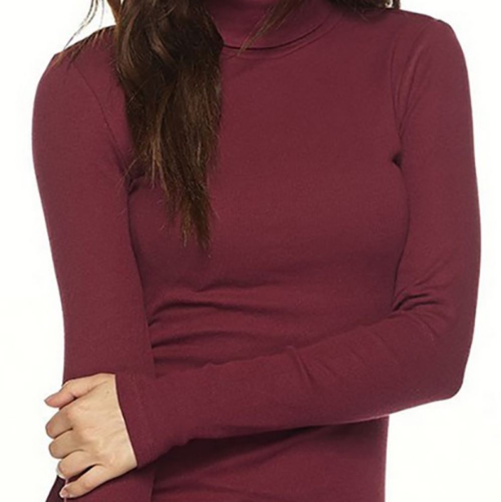 NEW Burgundy Turtleneck